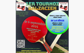 1ier Tournoi Balzacien